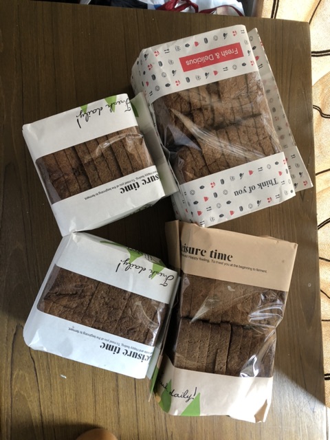 BÁNH MÌ ĐEN NGUYÊN CÁM 20 LÁT - DARK RYE BREAD 20 SLICES