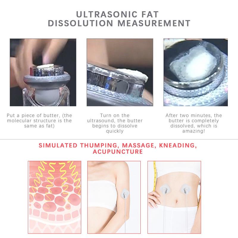 Máy Massage Giảm Cân Bằng Sóng Siêu Âm EMS Chống Cellulite Đốt Cháy Mỡ Thừa