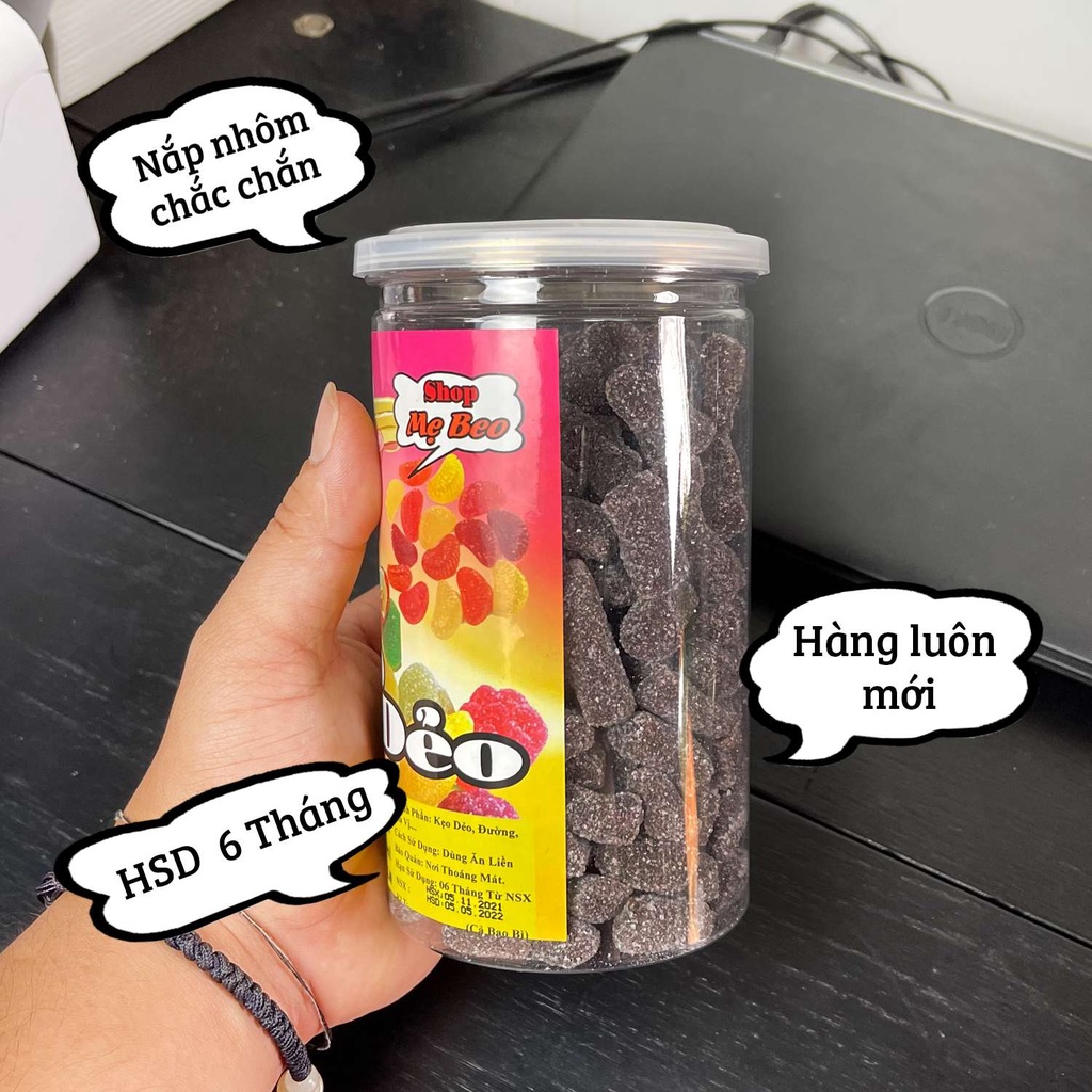 Kẹo dẻo dâu tằm Đà Lạt 500Gr cực ngon ngọt