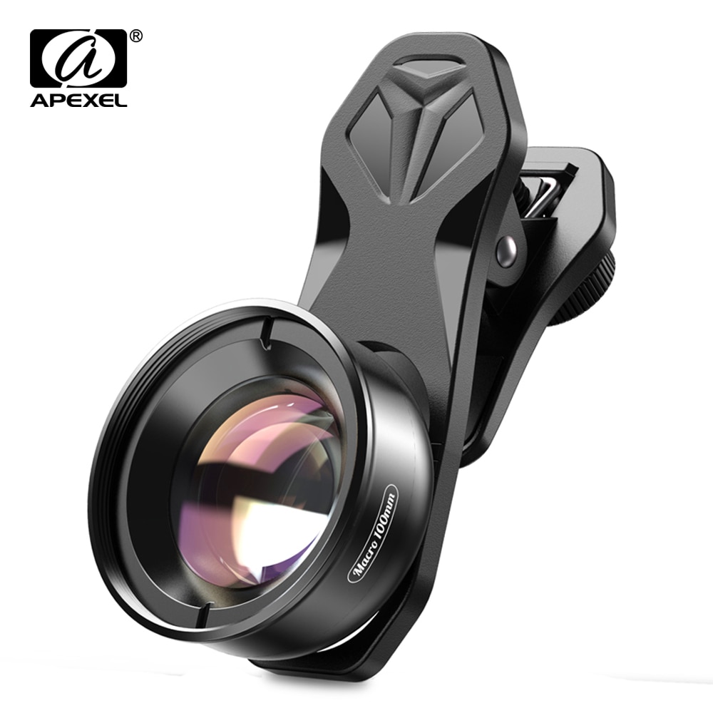 Lens Apexel 4k Hd 100mm Lens + Cpl + Star Cho Iphonex Xs Max 11amsung S10