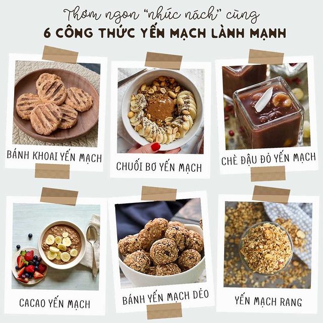 Yến Mạch HAPPI OHA giảm cân Cán Dẹt 200g - Yourshop Nguyên Chất - Giữ lại được nhiều vi chất