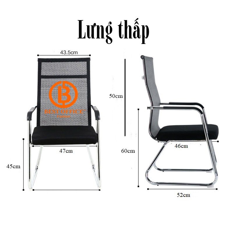 [Mã LIFEBKM1 giảm 10% tối đa 1 triệu đơn từ 500k] Ghế văn phòng cao cấp, Office chair, BH12 THÁNG