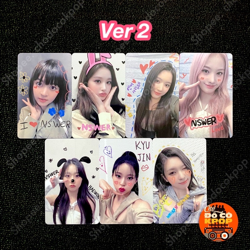 Card NMIXX AD MARE  Thẻ Ảnh