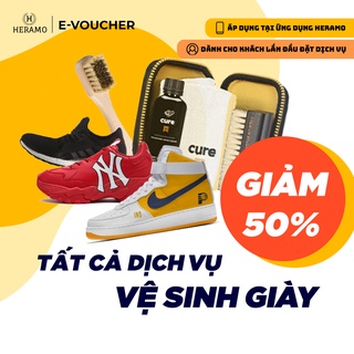 HCM [E-voucher] Giảm 50% Vệ Sinh Giặt Giày Sneaker, Giày Thể Thao - giao nhận tận nơi tại ứng dụng HERAMO