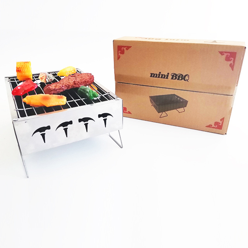 Lò Nướng Bbq Mini Bằng Thép Không Gỉ