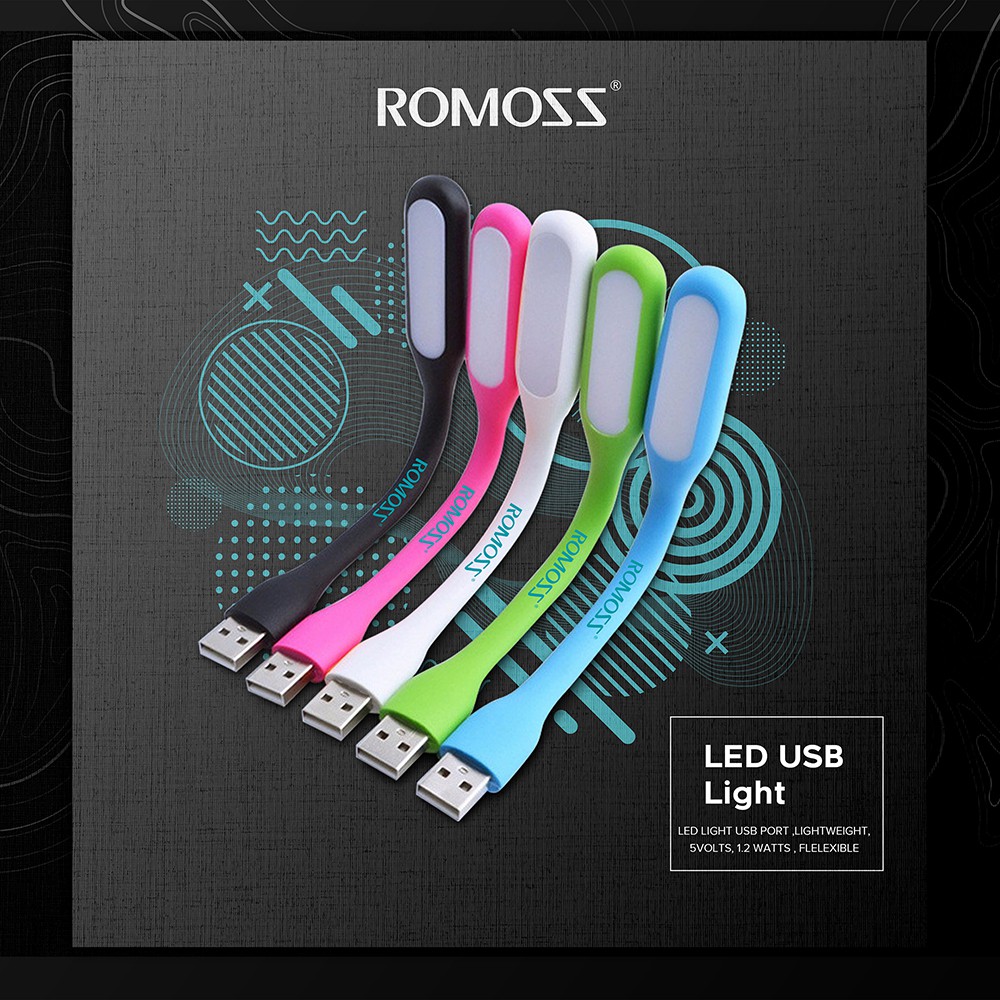 Đèn LED USB ROMOSS linh hoạt mini