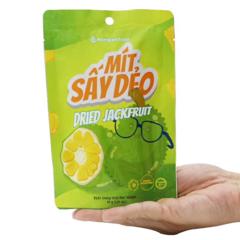 Mít sấy dẻo 45g trái cây sấy dẻo Nông Lâm Food không đường hỗ trợ ăn kiêng,giảm cân,giàu dinh dưỡng từ hoa quả