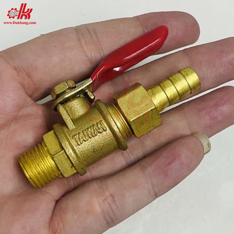 Van bi tay gạt đồng ren 13mm