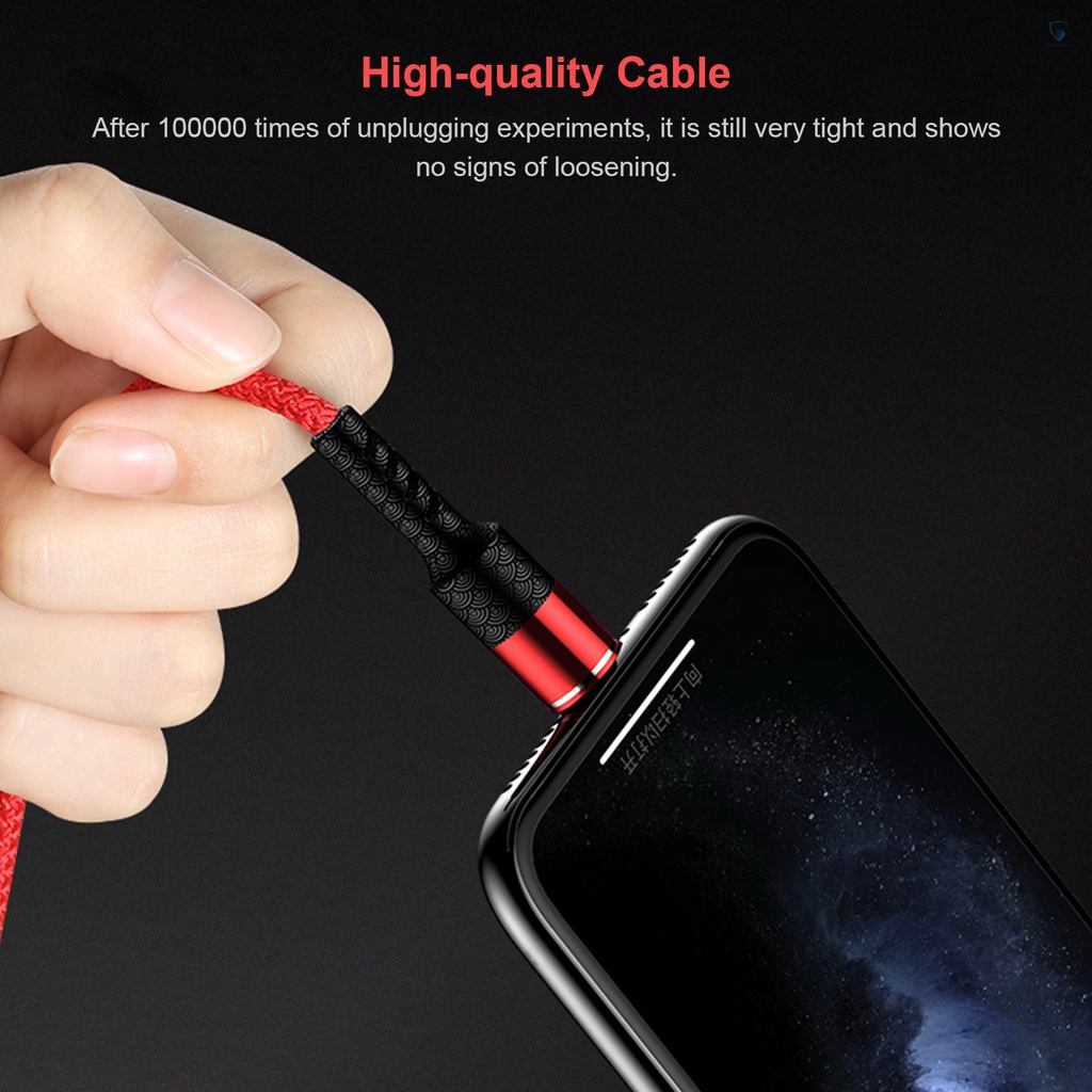 Dây Cáp Sạc USB Type C Micro USB Thay Thế 3 Trong 1 Cho iPhone iPad Samsung Huawei Xiaomi