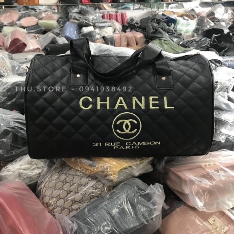 Túi Trống Du Lịch Hoạ Tiết Chà Neo, Túi Xách Du Lịch Size To