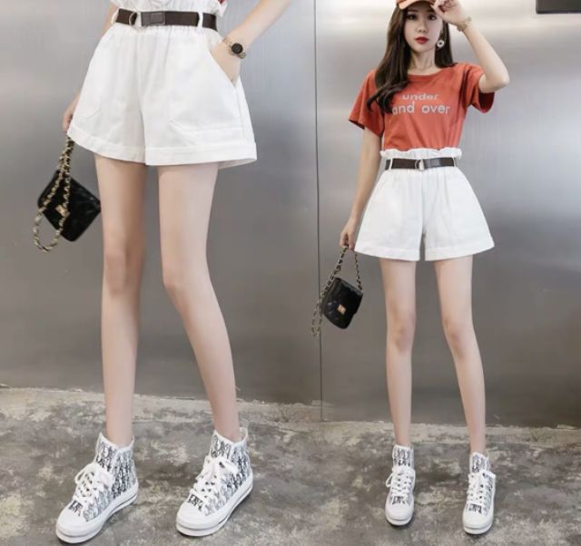 Quần sort nịt phối ulzzang kèm ảnh clip thật