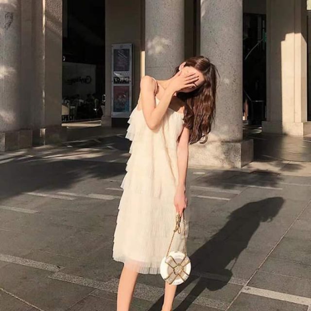 Váy tầng 2 dây