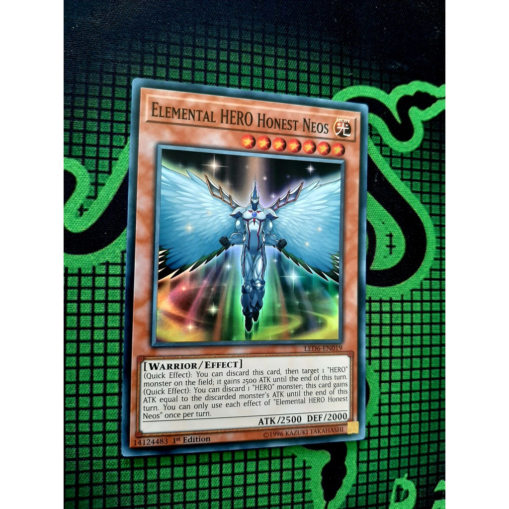 THẺ BÀI YUGIOH  Honest Neos - LED6-EN019 - Super Rare