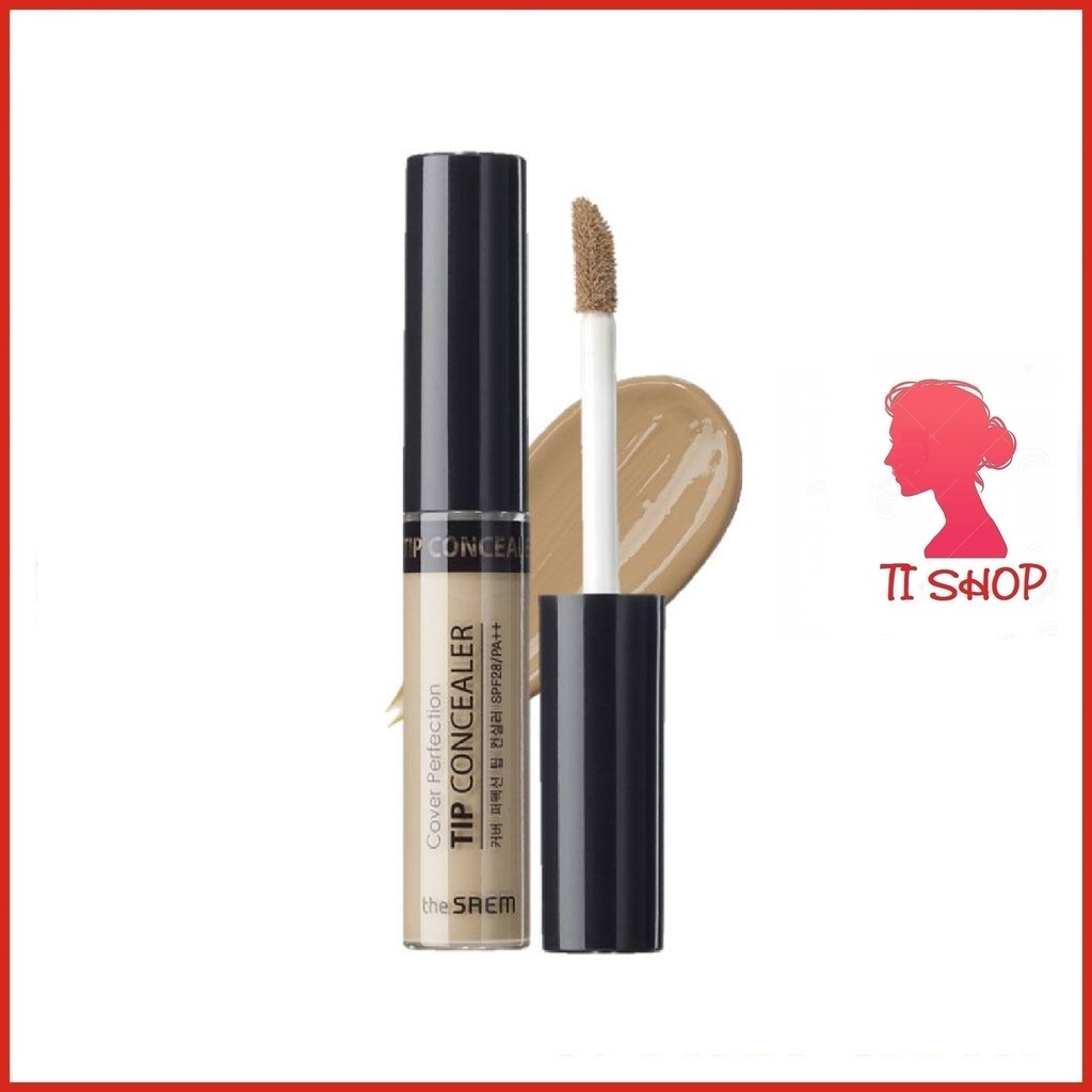 CHE KHUYẾT ĐIỂM 💋FREESHIP💋 CHE KHUYẾT ĐIỂM THE SAEM COVER TIP PERFECTION CONCEALER