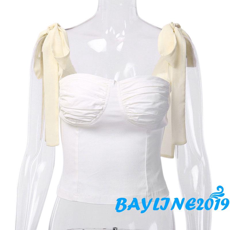 Áo Nữ Trễ Vai Màu Trơn Thời Trang