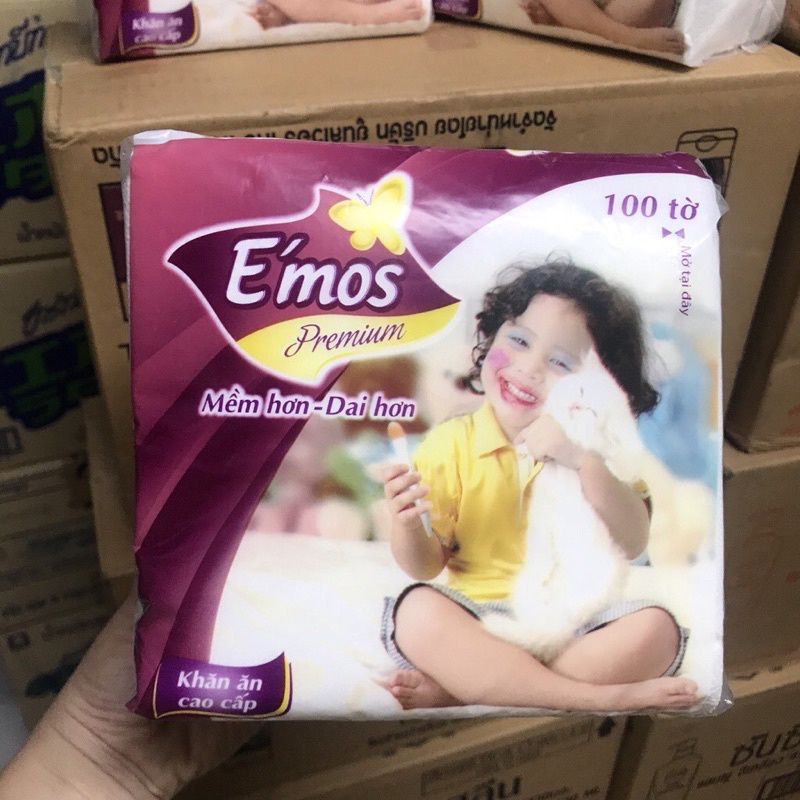 Khăn giấy ăn cao cấp Emos