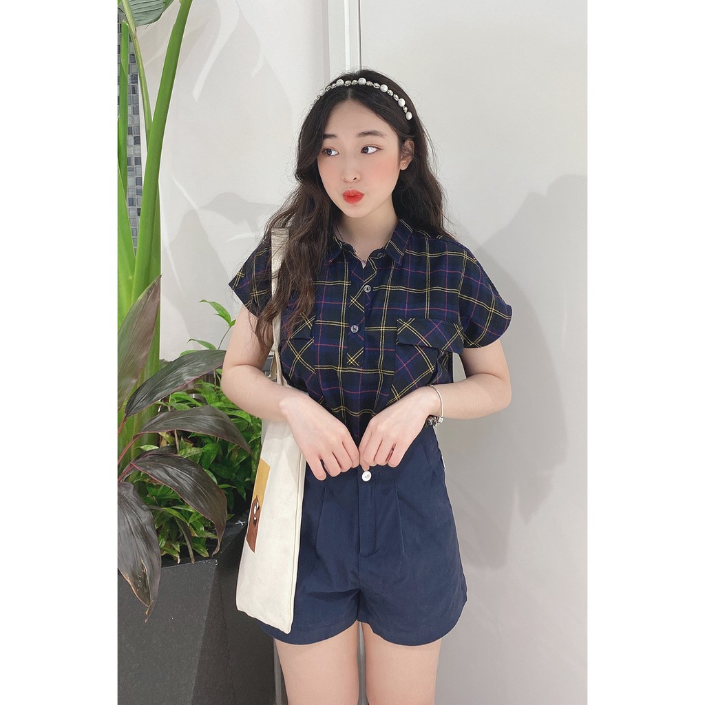Quần short kaki cạp 3 cúc - 92Wear