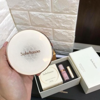 Set cushion sulwhasoo perfecting ex tặng kèm son dưỡng và kem lót mini và 1 lõi 