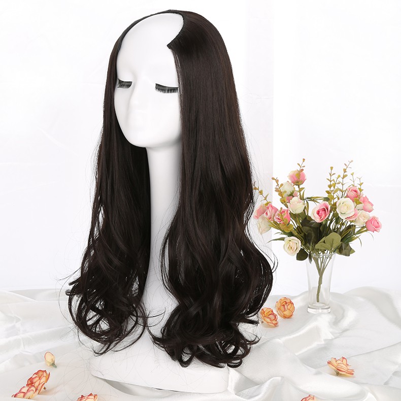 Tóc giả kẹp chữ U 💖FREESHIP💖 Tóc kẹp 3/4 cao cấp KU-9127