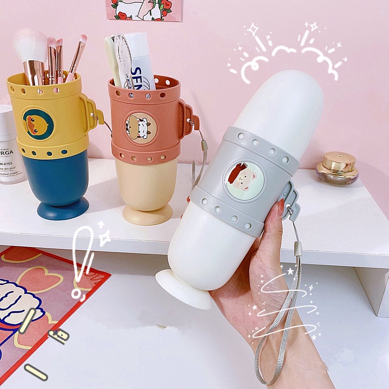 Hộp đựng bàn chải đánh răng du lịch hình hoạt hình dễ thương