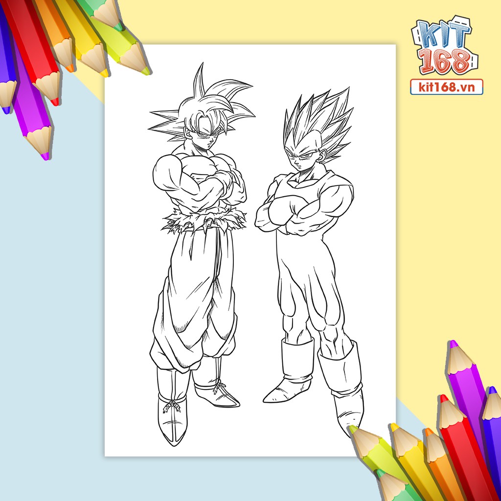 Tranh tô màu Dragon Ball TTM-0022