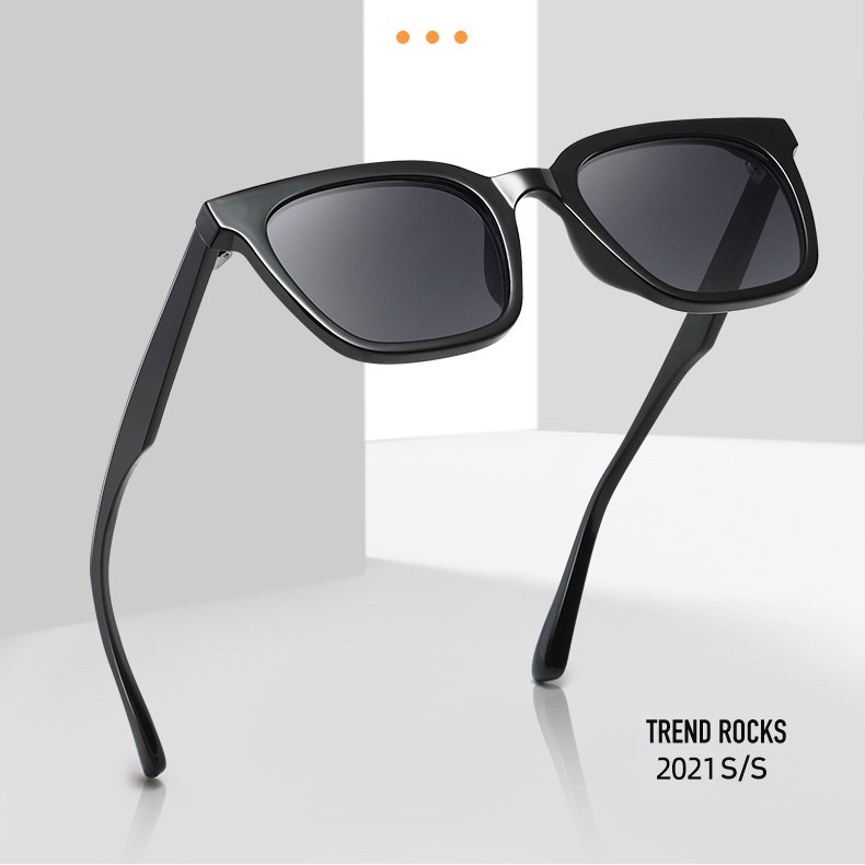 Kính mát nam nữ chống UV400, thiết kế mắt vuông dễ đeo 3 màu thời trang LTR00038