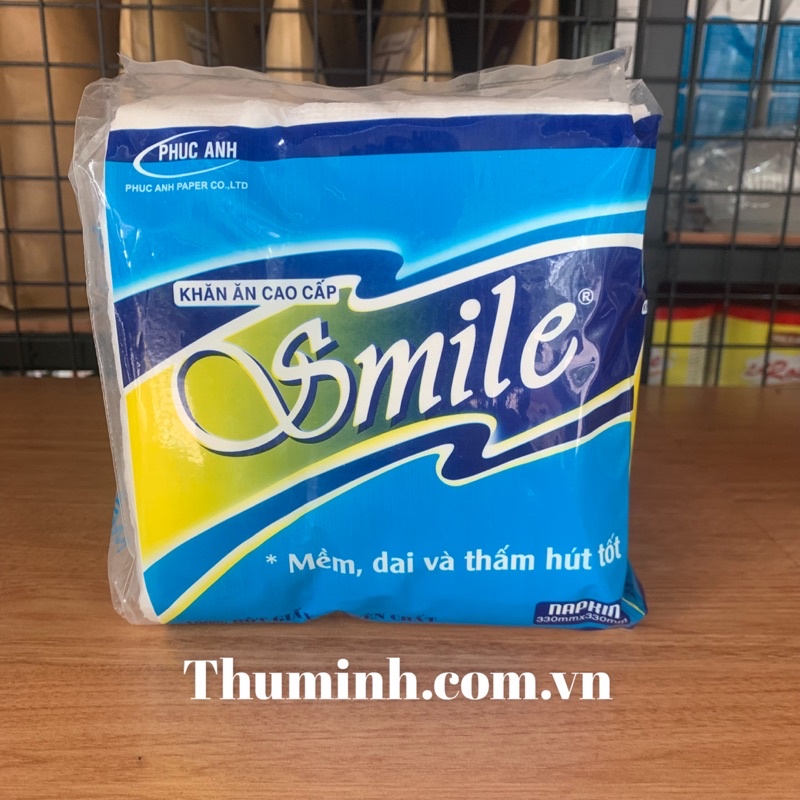 Combo 5 Bịch Giấy Vuông Phúc Anh Smile Bịch 100 tờ