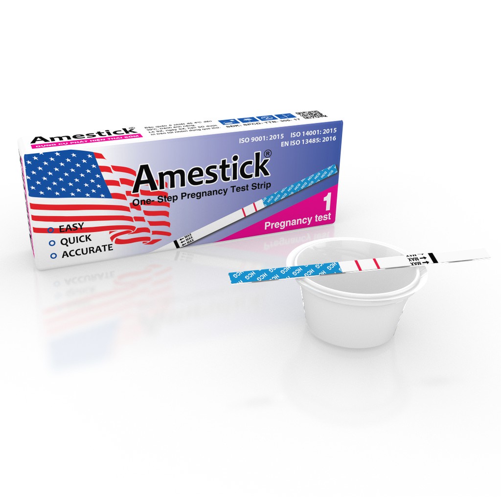 Que thử thai Amestick (TANAPHAR) - Dụng cụ test phát hiện thai sớm tại nhà, nhanh chóng, chính xác, hiệu quả