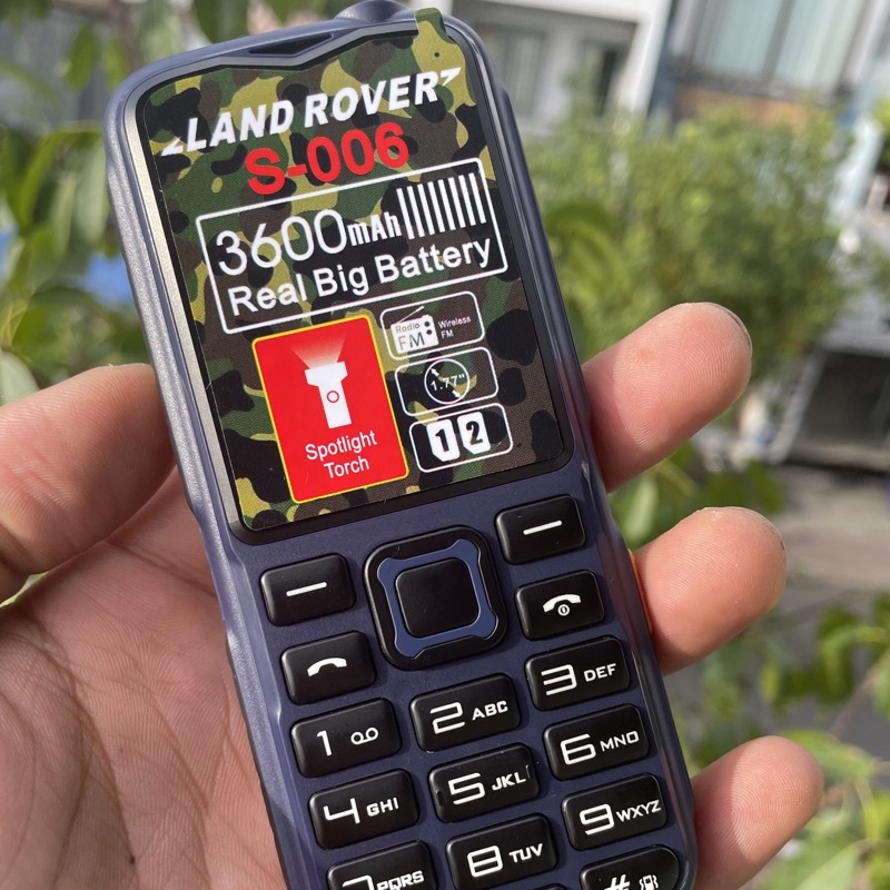 Điện Thoại Pin Trâu Land Rover S6 2 Sim Pin Khủng.