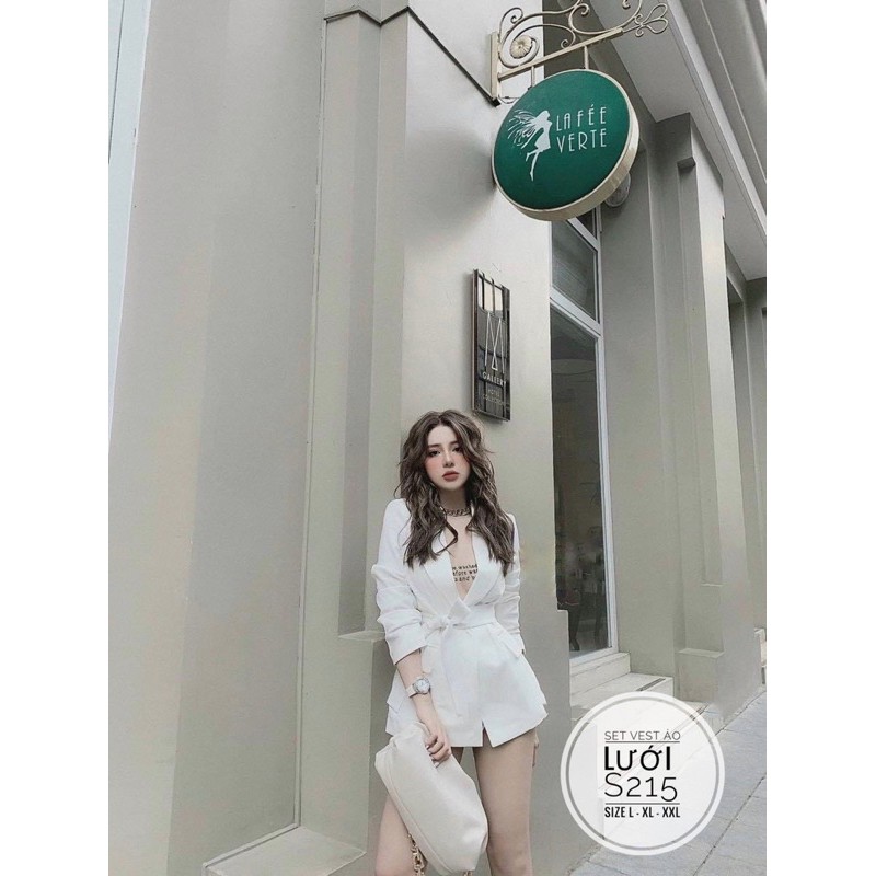Bigsize Set vest áo lưới S215