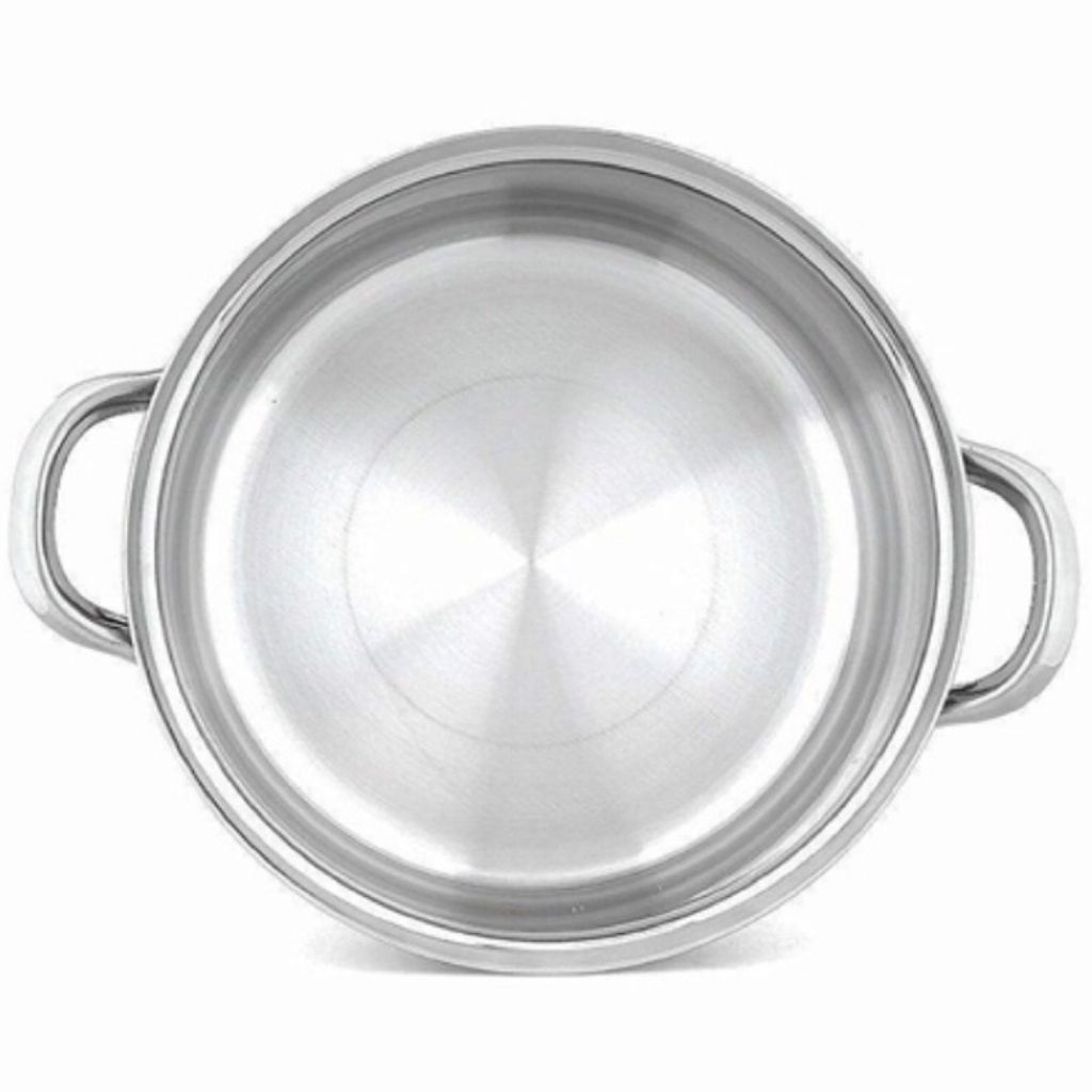 Nồi inox 15 lít Vietcook size 32 sử dụng trên bếp từ, nồi luộc gà nấu canh inox