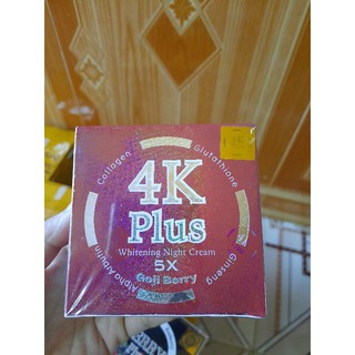 Kem sâm 4k PLUS Dưỡng Trắng Da