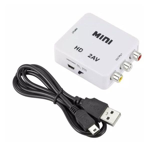 Bộ Chuyển Đổi Hdmi 2av Hdmi Sang Av / Rca Chuyên Dụng