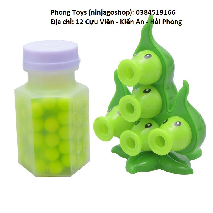 Đồ chơi hoa quả nổi giận Plants and Zombie phần 3: hoa 5 vòi