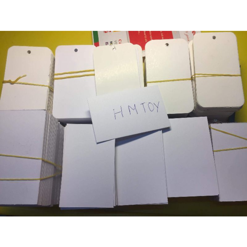 Flashcard học từ vựng,  Combo thẻ trắng ,  thẻ học từ A4/A5/A6