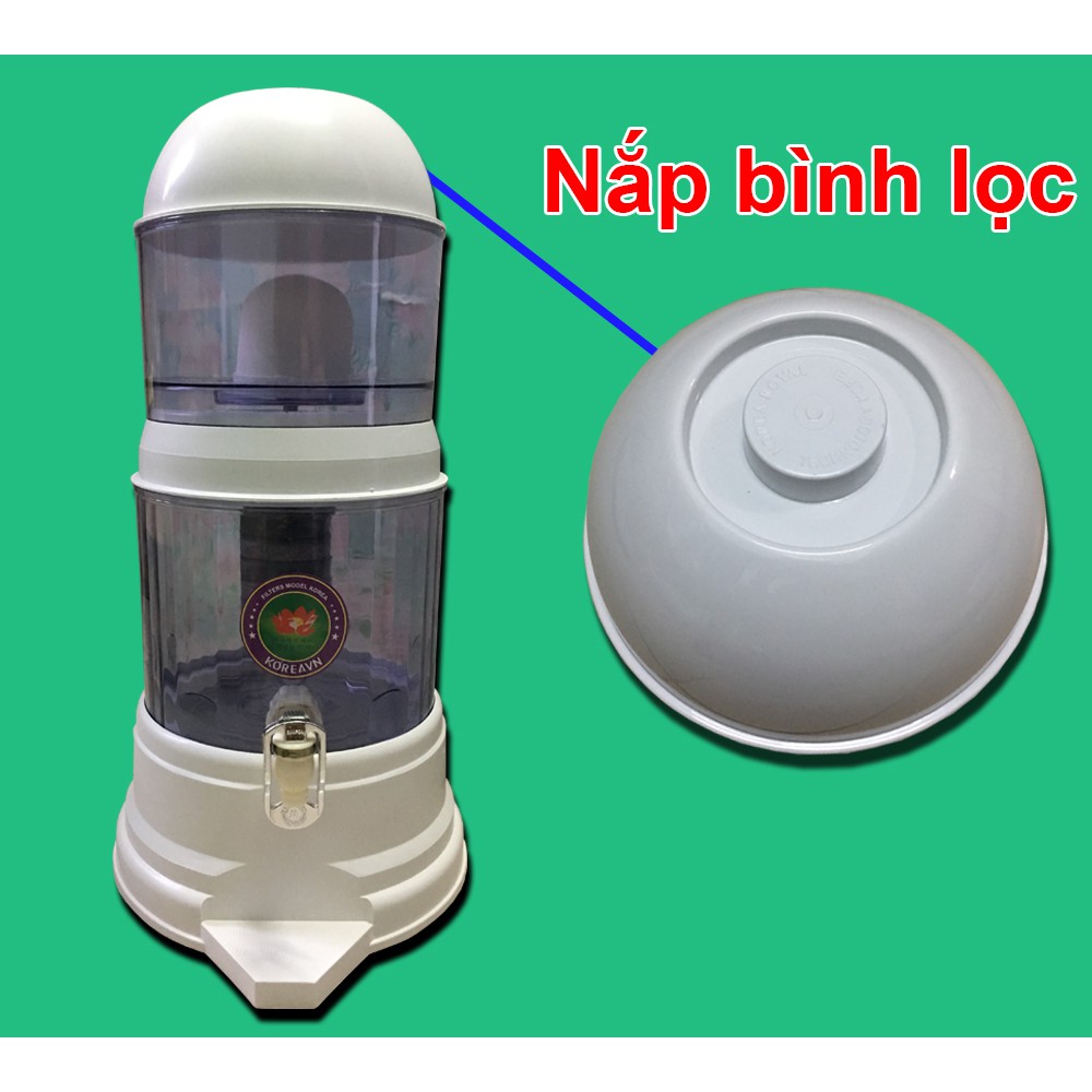 Nắp bình lọc để bàn bảo vệ phần trên bình nước chống bụi, ruồi, muỗi đẻ trứng