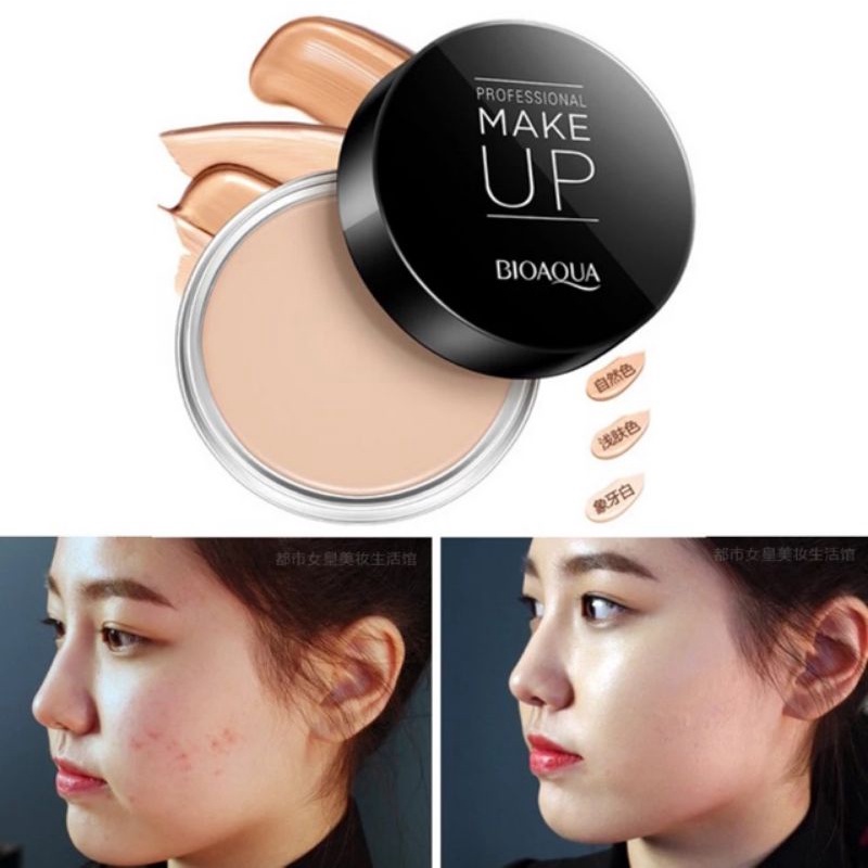 Phấn tươi BIOAQUA 10g che khuyết điểm chống nước cho da thường da khô | BigBuy360 - bigbuy360.vn