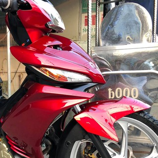 Combo sơn màu đỏ rực Y138 Samurai