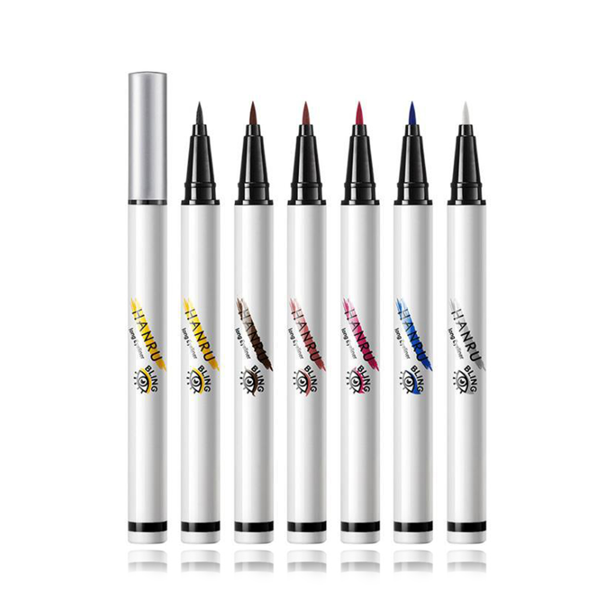 LAMUSELAND Big Eyes Waterproof Sweat-proof and Long-lasting Quick-drying Non-fading Smoothing Liquid Eyeliner 1g H706 | BigBuy360 - bigbuy360.vn