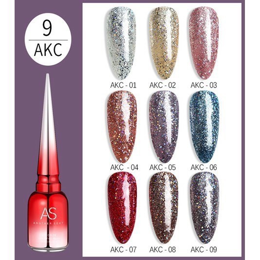 Sơn gel AS 15ML (dành cho tiệm nail chuyên nghiệp) - AKC