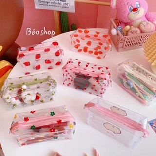 Túi trong suốt đựng mỹ phẩm, đồ dùng học tập