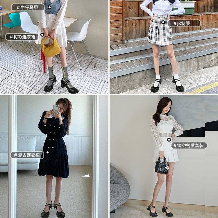Giày Cao Gót Đế Dày Thời Trang Mùa Hè Anh Quốc