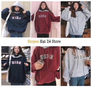 Áo hoodie nỉ unisex phối nón cá tính