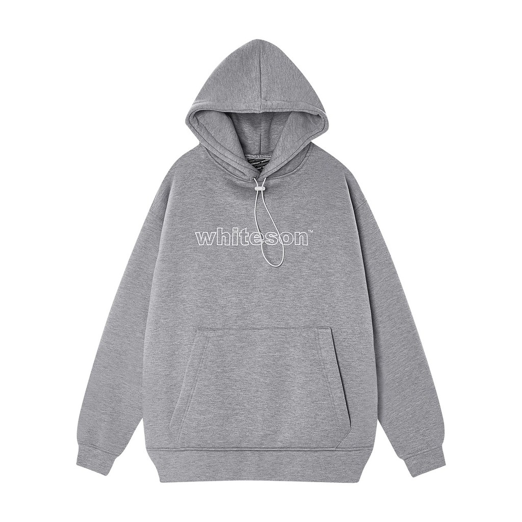 HOODIE "LOGO SS20" DOUBLE LABEL GREY