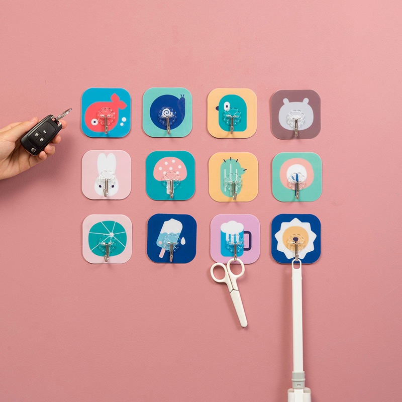 【New Product】Hook wall hook cute creative strong hook portable hook