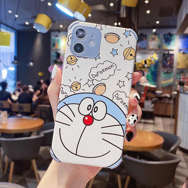 Ốp điện thoại vỏ mềm họa tiết Doraemon chuông cho iPhone 12 11 Pro MAX 6 6s 7 8 Plus XR X XS MAX SE 2020