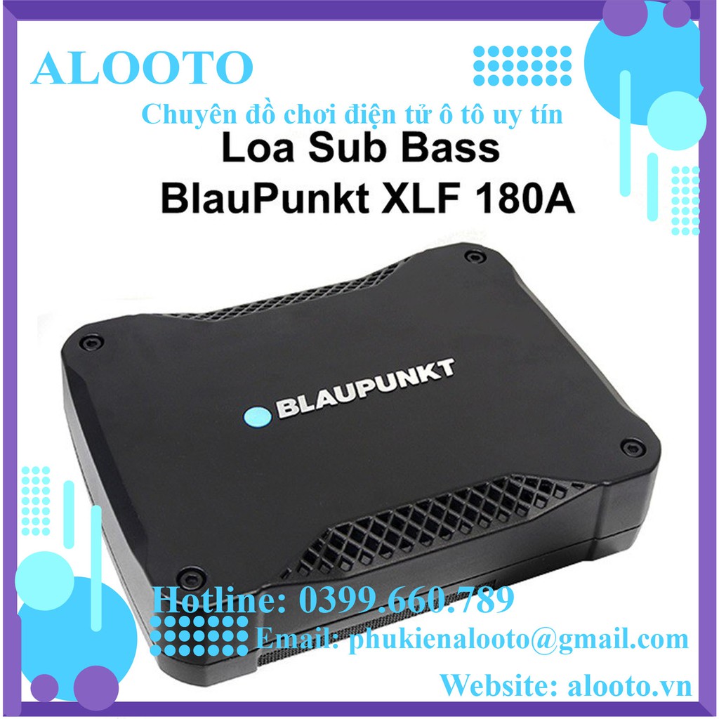 💥BLAUPUNKT XLF 180A💥Loa Sub Bass Gầm ghế BLAUPUNKT XLF 180A Công nghệ Đức 400W