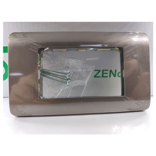 Mặt chứa thiết bị điện Mặt 1 2 3 Schneider ZenceloA  size S M L màu đồng ánh bạc