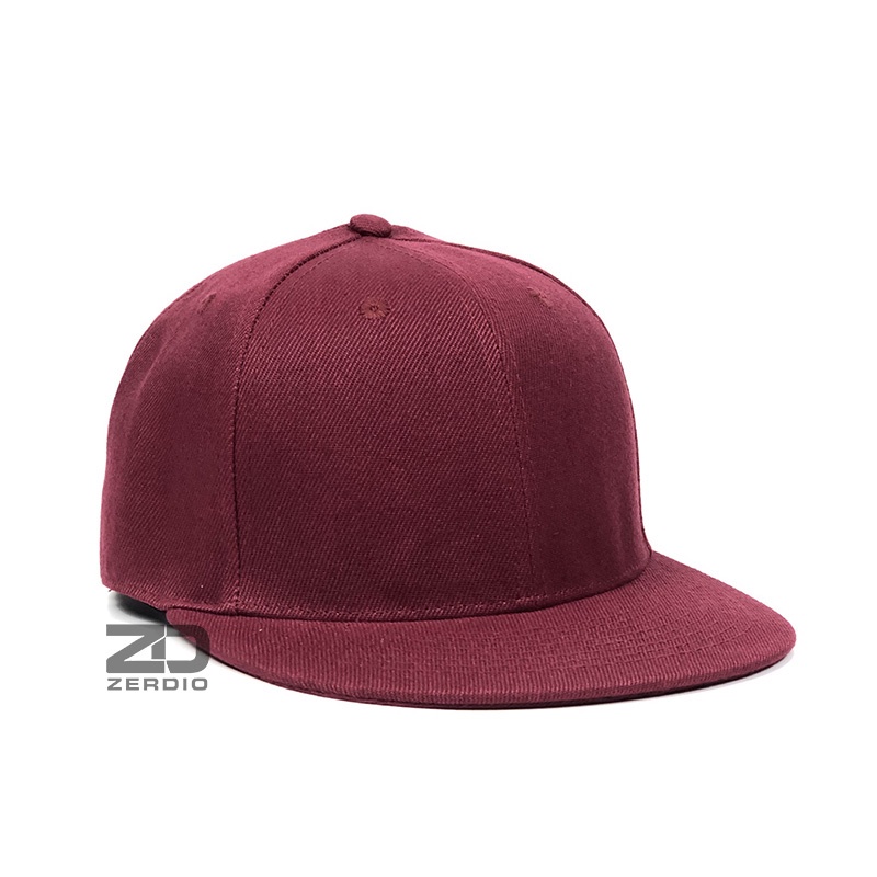 Nón hiphop, Mũ snapback nam nữ trơn cao cấp màu đen, đỏ, xám