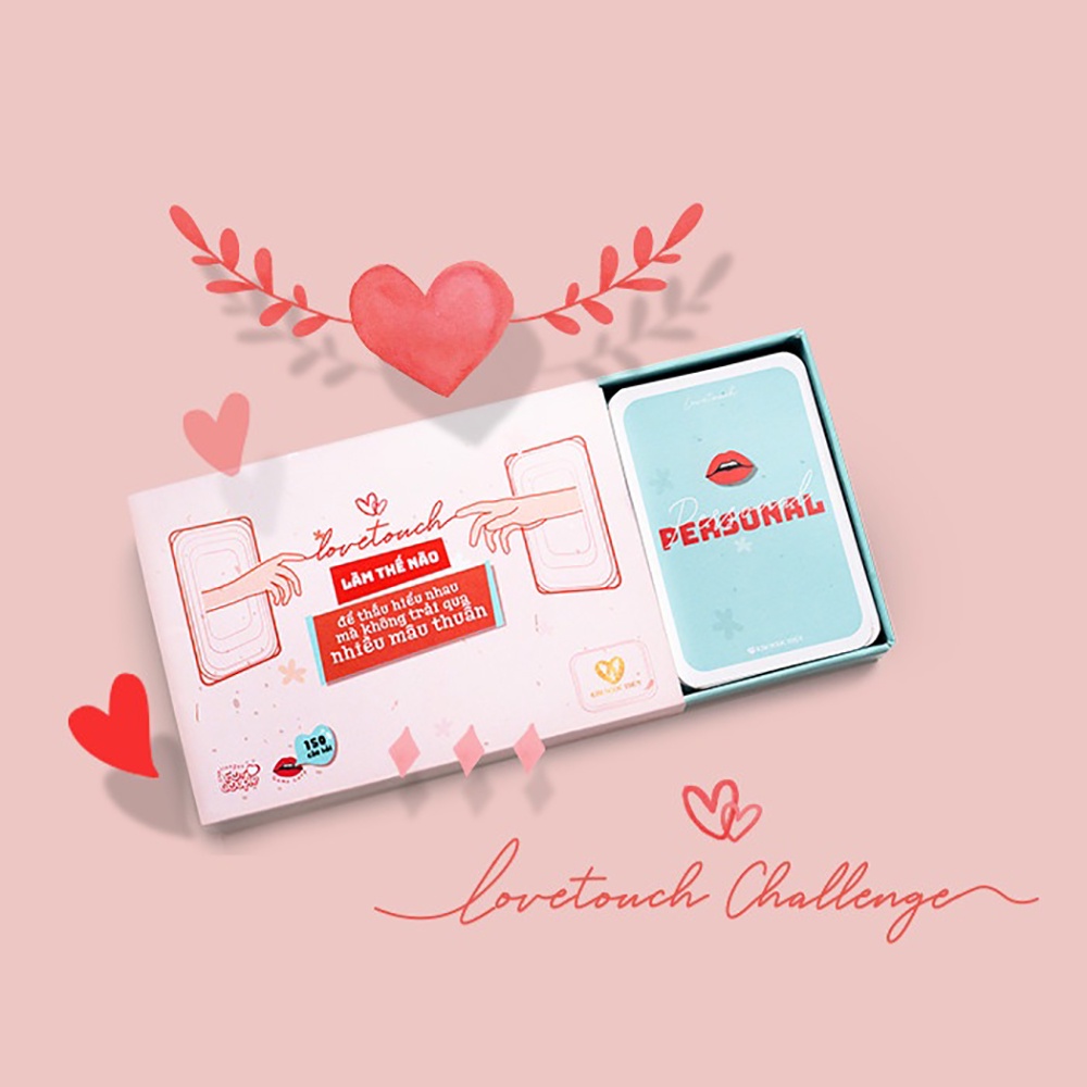 Bộ Game Card Love Touch Drinking Game Giúp Thấu Hiểu Đối Phương Trong Tình Yêu LOVETOUCH